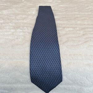 Elegant Blue Patterned Men's Tie